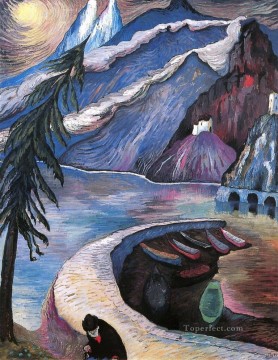 mountain Marianne von Werefkin Oil Paintings